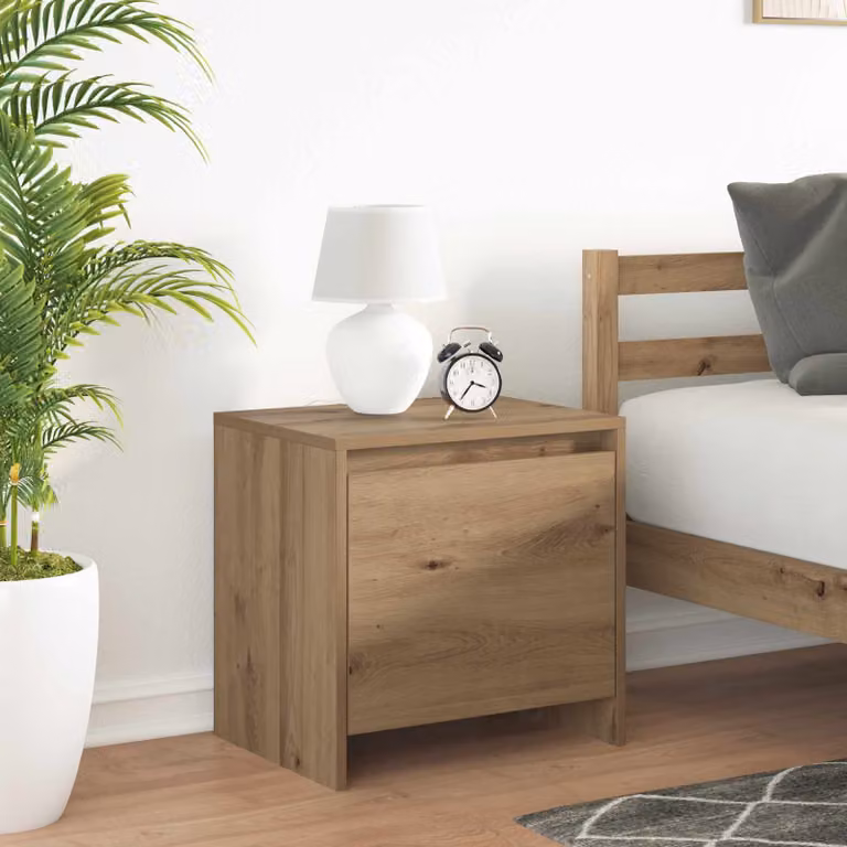 Armadio da notte vidaXL in legno color marrone, stile moderno, L 45 cm x P 34 cm x H 44,5 cm