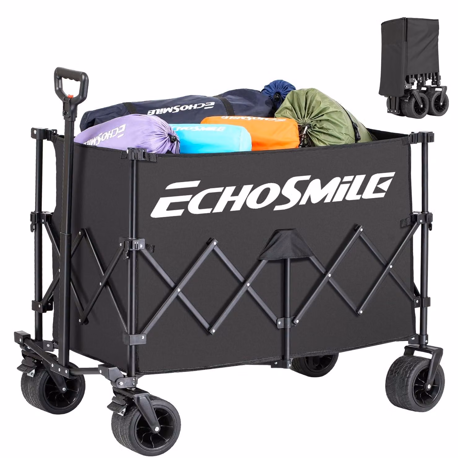 Carrello pieghevole con capacità di carico di 227 kg