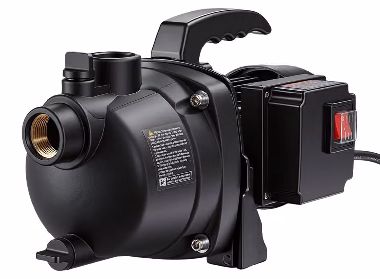 Pompa a getto per pozzi poco profondi, 800 W, 230 V, portata massima 3300 l/h, pompa a getto da giardino in PP con altezza di aspirazione di 8 m, protezione termica, conforme agli standard europei di tensione, per l'irrigazione del giardino e del prato