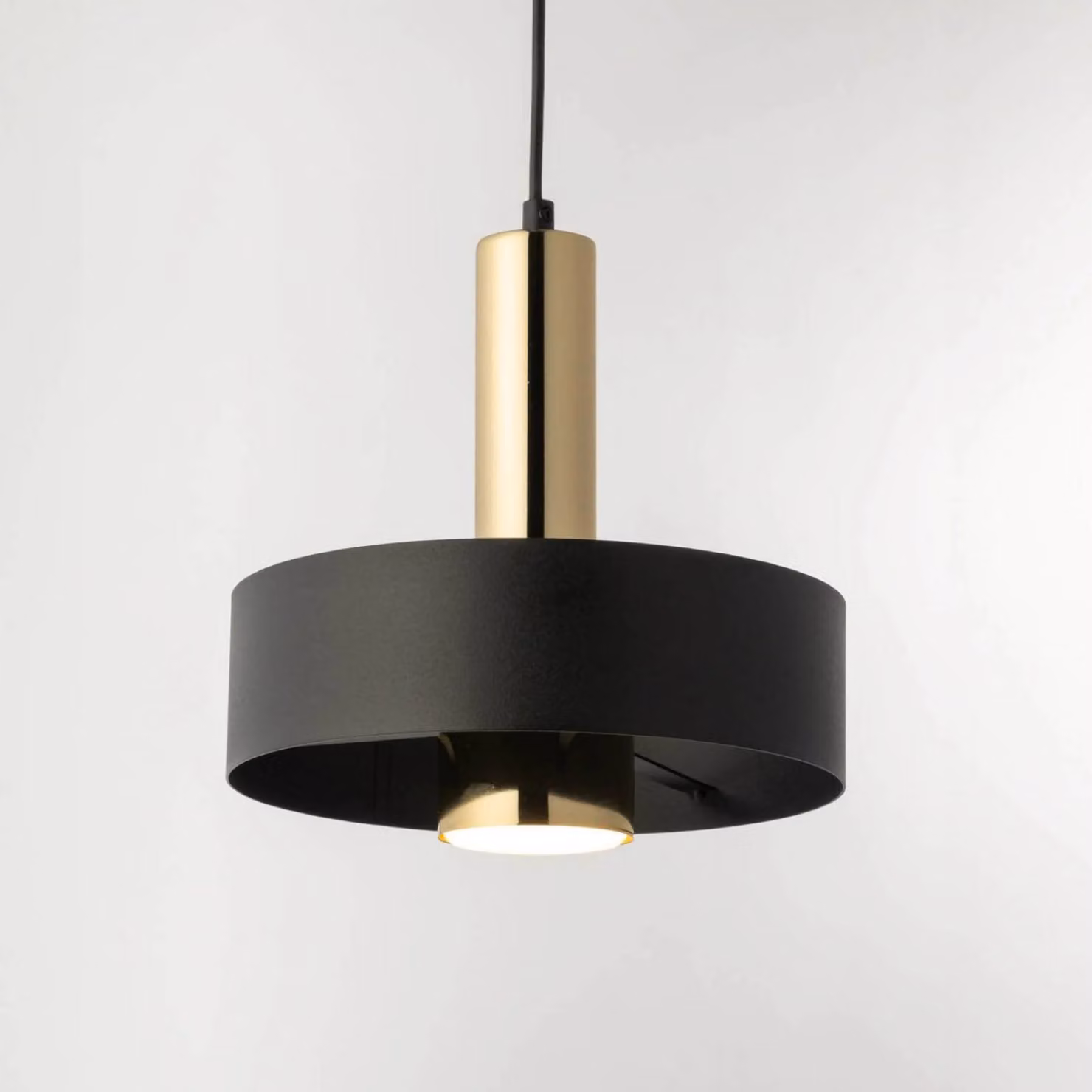 Lampada a sospensione Rif Lux SIGMA, dimmerabile, Nero, Soggiorno / Sala da pranzo, Metallo, Moderno, Lampada a sospensione