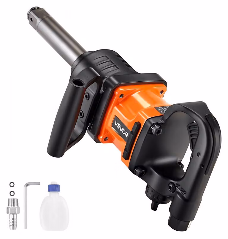 Chiave pneumatica a percussione da 1 pollice - Coppia di 2400 Nm - 6 velocità - Realizzata in lega di alluminio