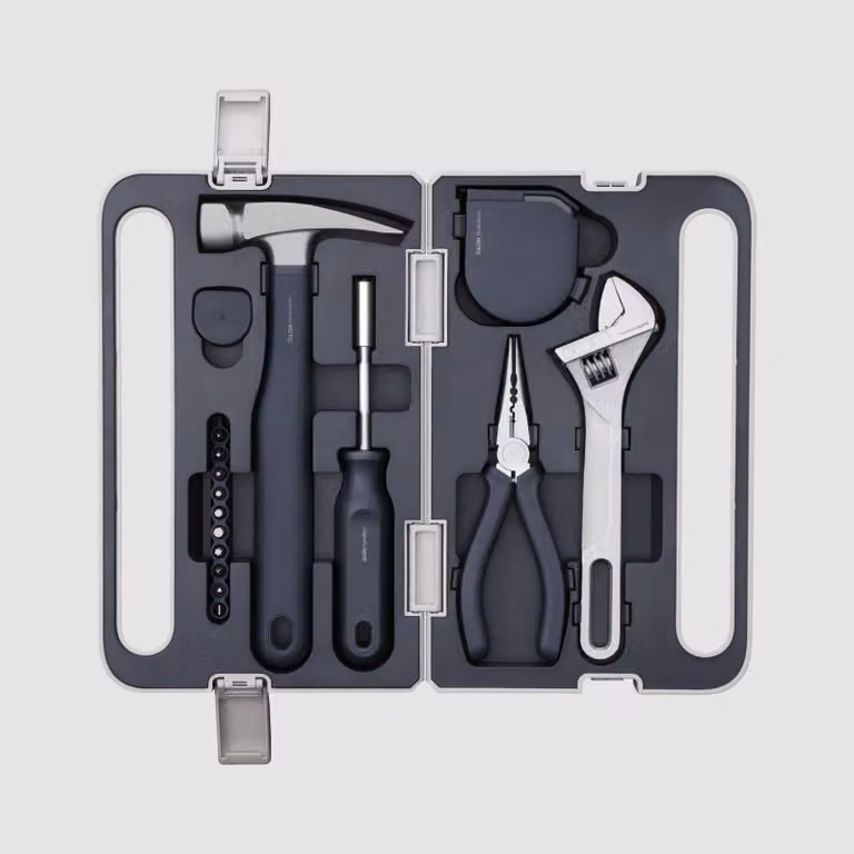 Solidchoice - Set di 37 utensili per uso domestico e fai-da-te
