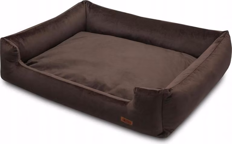 Lettino classico in tessuto per cani, casa, auto, HUGGY DOGGY L