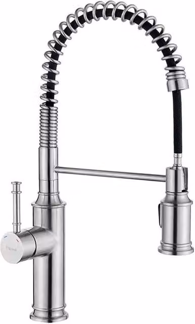 Cassaforte con miscelatore rimovibile e mono manico - Polished Nickel per lavandino - Ibergrif