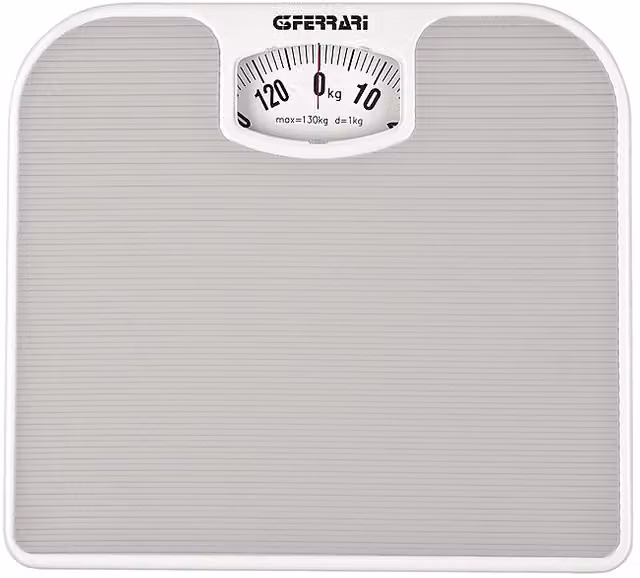 Bilancia pesapersone meccanica manuale G3 Ferrari con display analogico, colore bianco