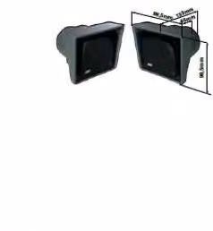 Fotocellule da incasso RIB ACG8011 in alluminio colore nero