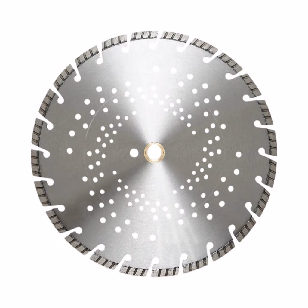 Disco diamantato turbo segmentato Breckner Germany per cemento armato e pietra dura, Diametro: 350 mm, Segmento: 10 mm, Colore: Argento – 2