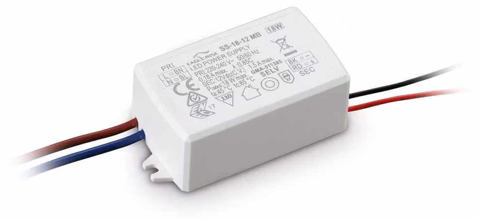 Alimentatore On-Off Mapa 18W 12Vdc Bianco IP20 Metallo Ideal Lux