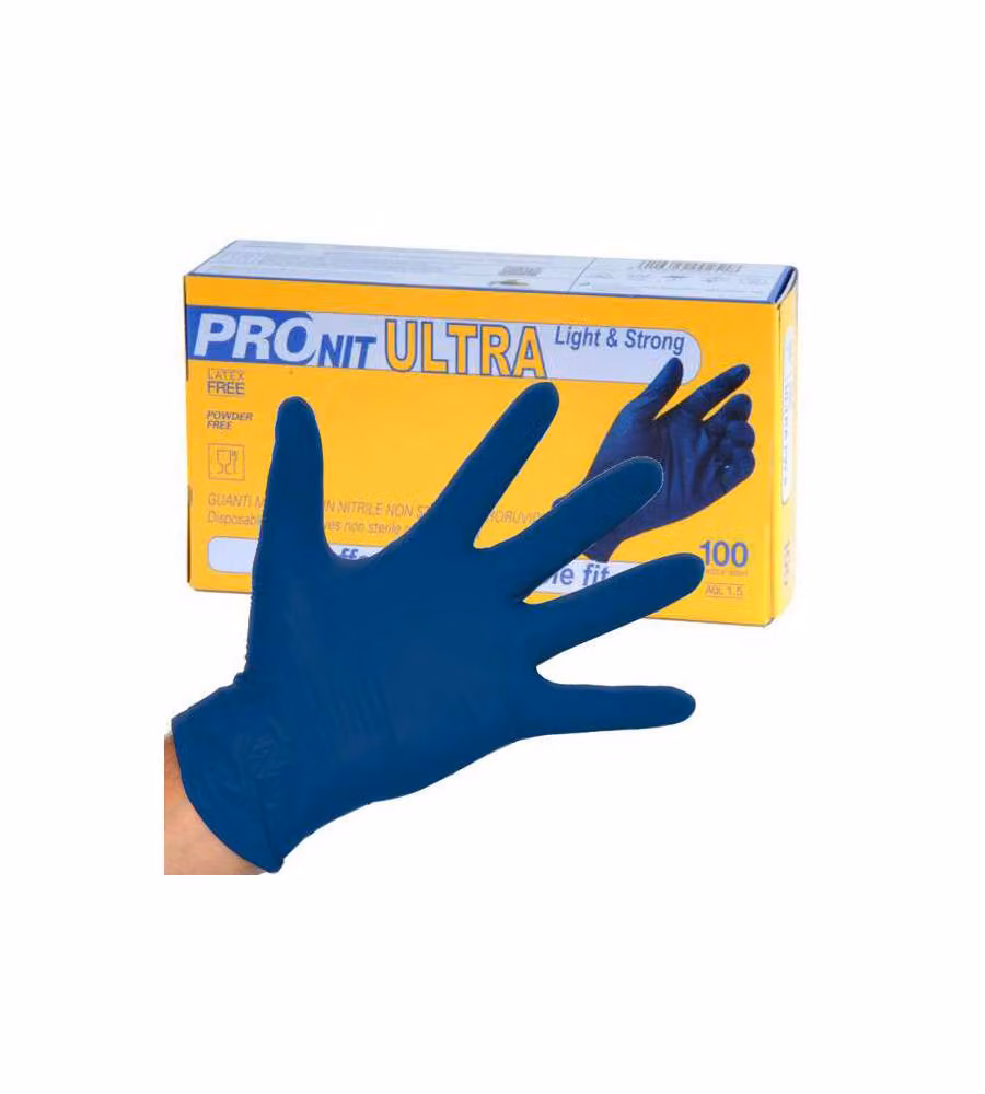 Guanti Nitrile Ultra Powder Free Pz 100 M