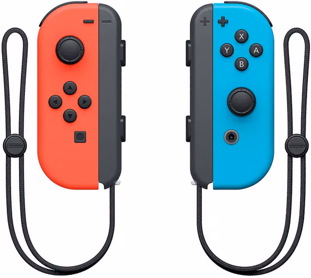 CONTROLLER WIRELESS NINTENDO Coppia di Joy-Con, Rosso Neon e Blu per Nintendo Switch