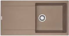 Lavello a vasca singola Franke Maris 611 L in colore Oyster Opaco L: 97 cm, P: 50 cm