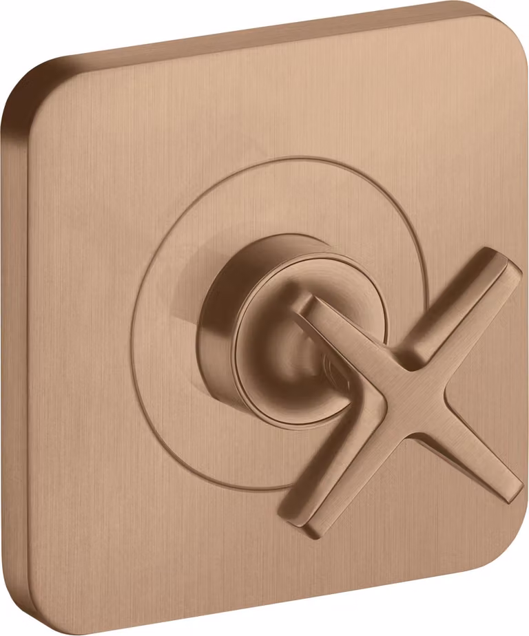 hansgrohe AXOR Citterio E robinet d'arrêt encastré 12 x 12, 36771310, 36771310