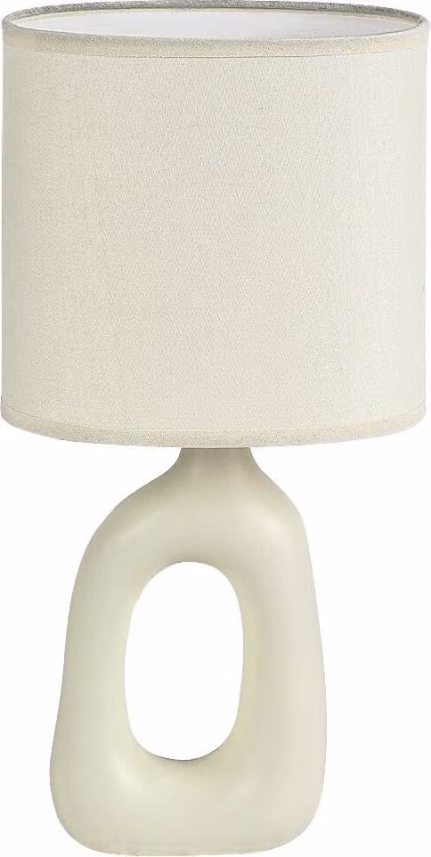 Rabalux Lampada da tavolo bianca Sylira per lampadina E14 74070