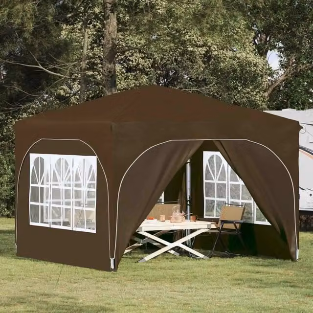 Tenda per feste a pop-up 290 x 290 x 245 cm Tortora 42019872