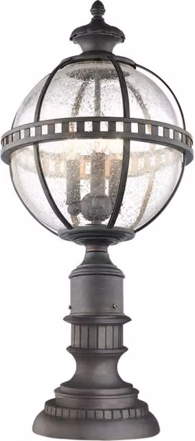 Lampada da esterno su basamento bronzo E14 Halleron Kichler