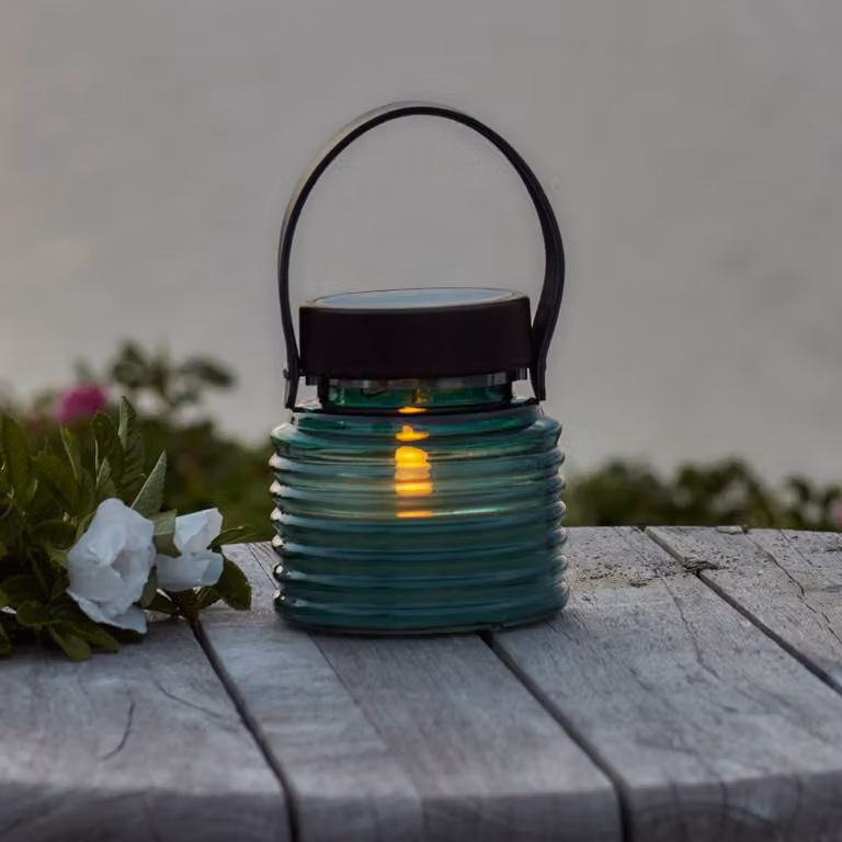 Sirius Lampada solare Aston Jar, Verde, Vetro, Lampada solare