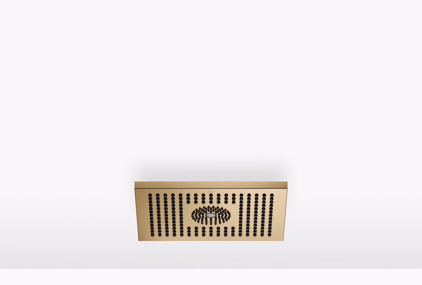 Douche de pluie Dornbracht pour fixation au plafond, avec éclairage LED, carrée, 300x240mm, 28042980-39, 28042980-39