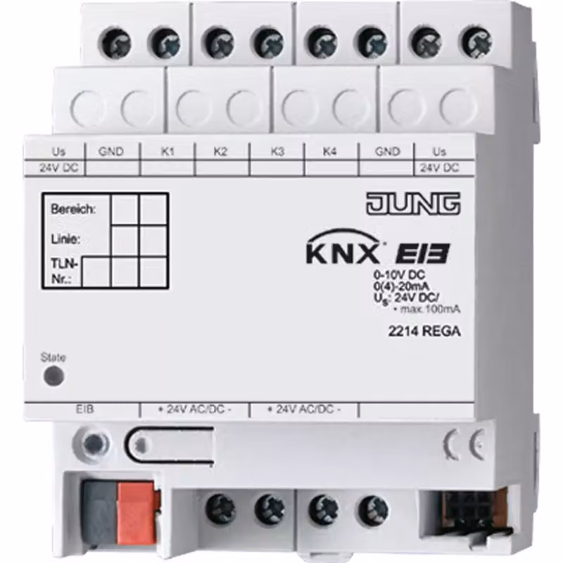 Jung 2214REGA KNX ingresso analogico quadruplo