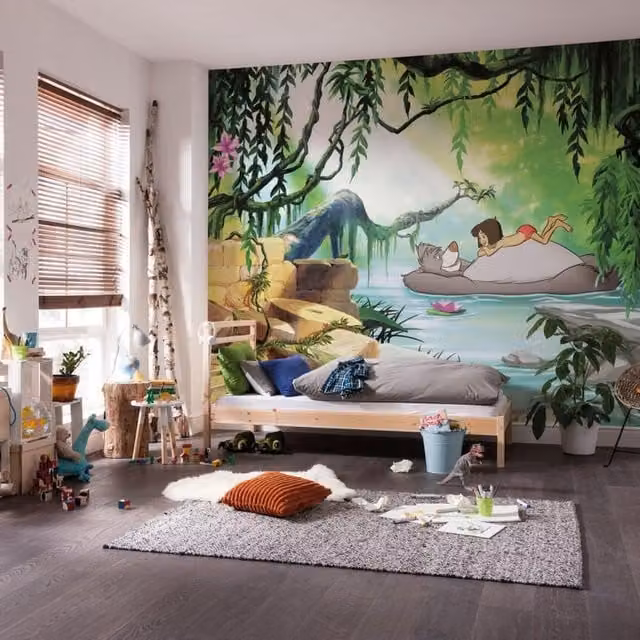 Fotomurale KOMAR Jungle Book Multicolore L: 368 cm, H: 254 cm