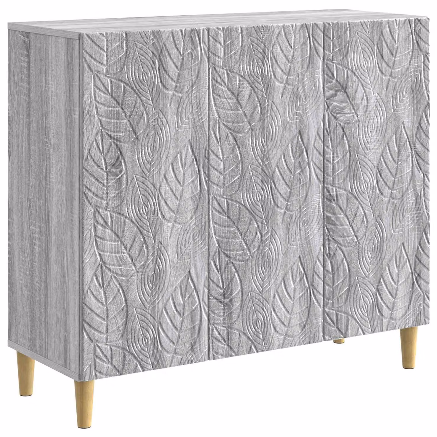 Credenza Sonoma grigio 89 x 34,5 x 80 cm Legno ingegnerizzato