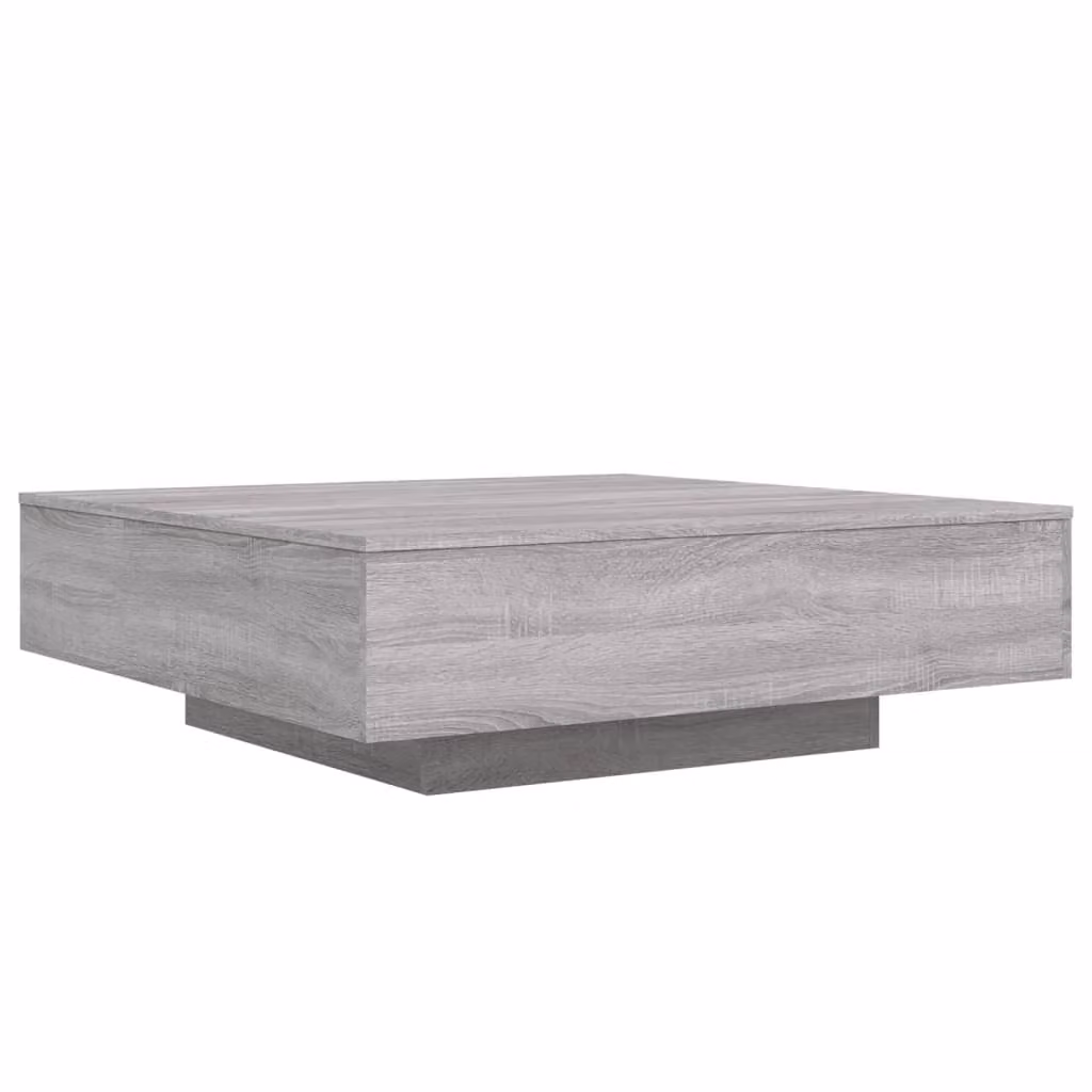 Tavolino Salotto Grigio Sonoma 100x100x31 cm Legno Multistrato