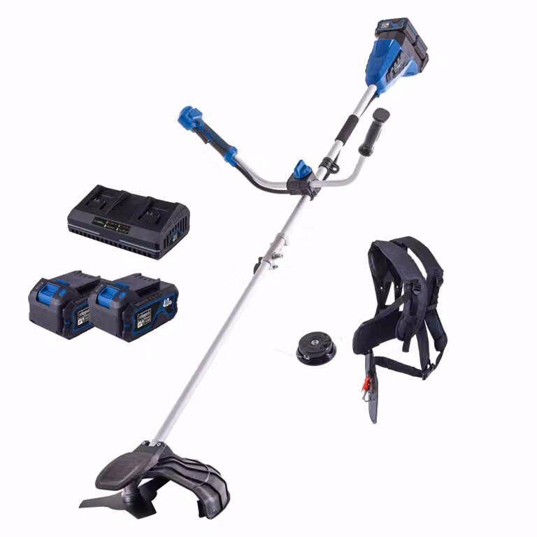 Decespugliatore a batteria 20V Scheppach BC-BCH380/40-X-SET L2 20V-IXES & Batterie & Caricabatterie