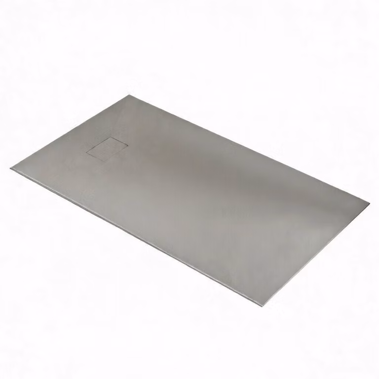 Piatto doccia in resina 90x90 cm effetto pietra colore grigio CUBA