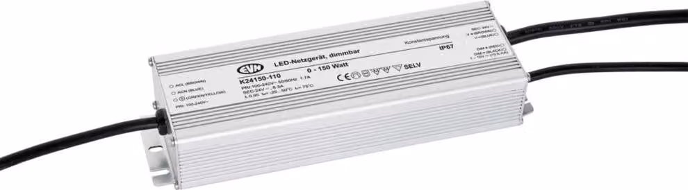EVN Lichttechnik Alimentatore LED 24VDC 0-150W dim K 24150-110