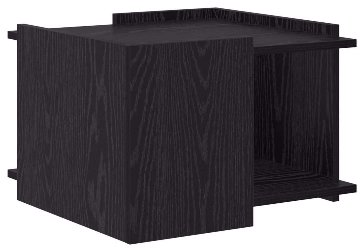 Tavolino da salotto Rovere Nero 50,5 x 50 x 33 cm