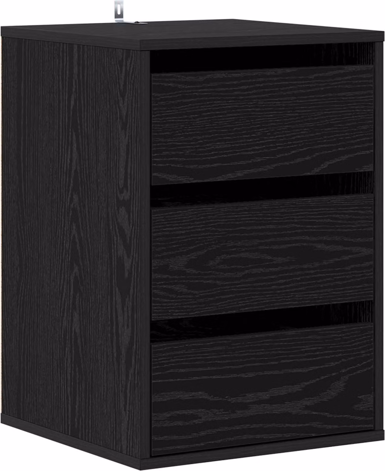 Mobile con Cassetti con cassetto Rovere Nero 41 x 40 x 58 cm
