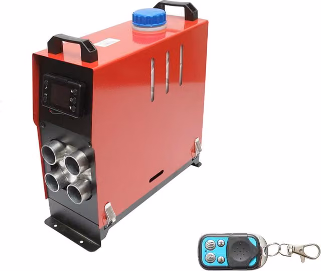 RISCALDATORE D’ARIA RISCALDATORI DA PARCHEGGIO PER L'AUTO RISCALDATORE PER AUTO, RISCALDATORE STAZIONARIO PORTATILE 12-24V, 5KW, display LCD, con telecomando