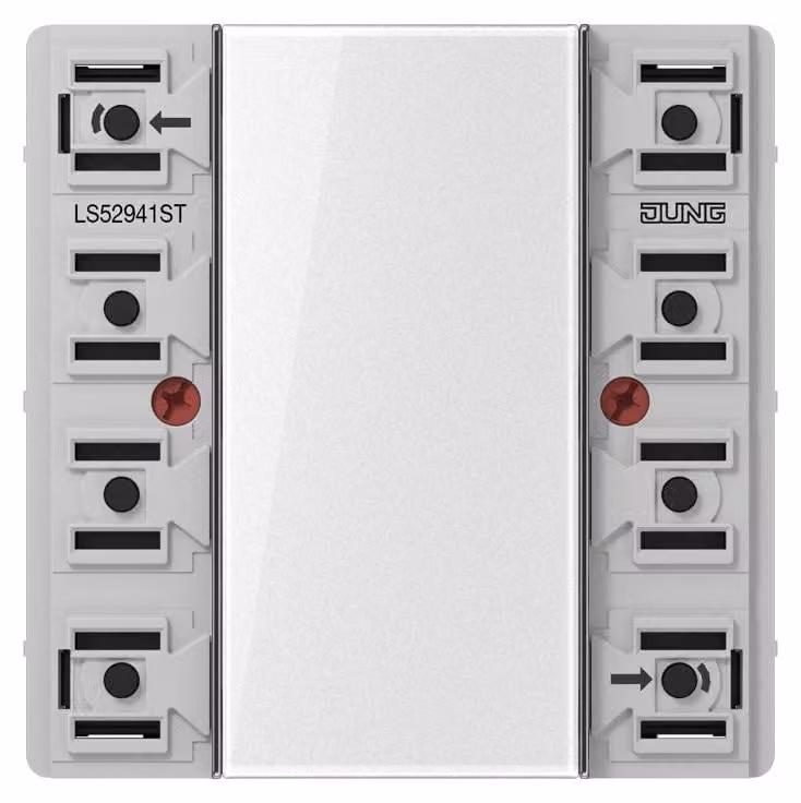 JUNG LS 52941 ST Modulo pulsantiera KNX universale, 4 porte, F (LS52941ST)
