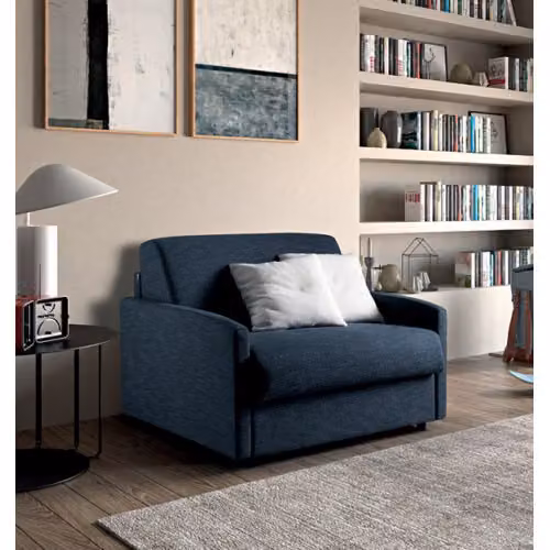 Poltrona letto compatta materasso da 80cm, Daria 18 Biel