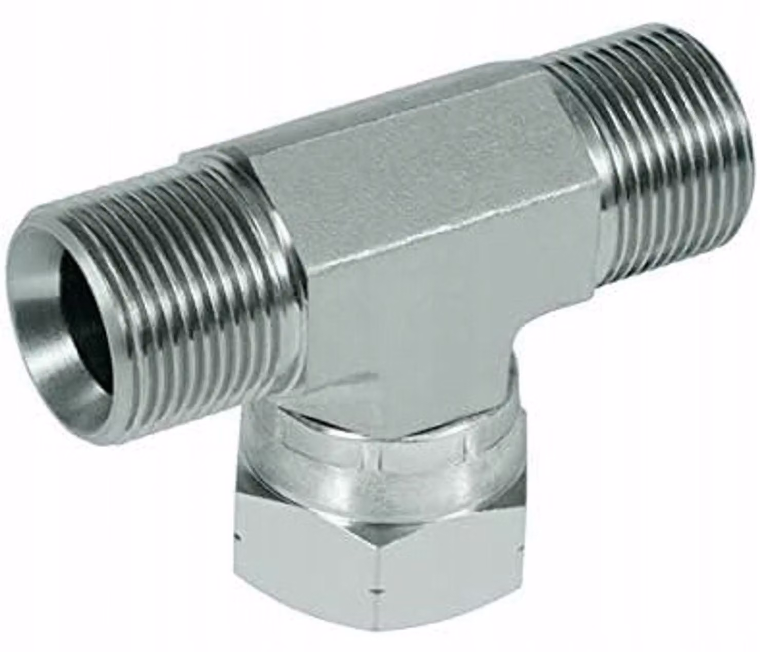 Rosfix Raccordo a T da 1/4” – Collettore in Acciaio Inox con Filettatura Interna Ed Esterna | Pressione 400 bar