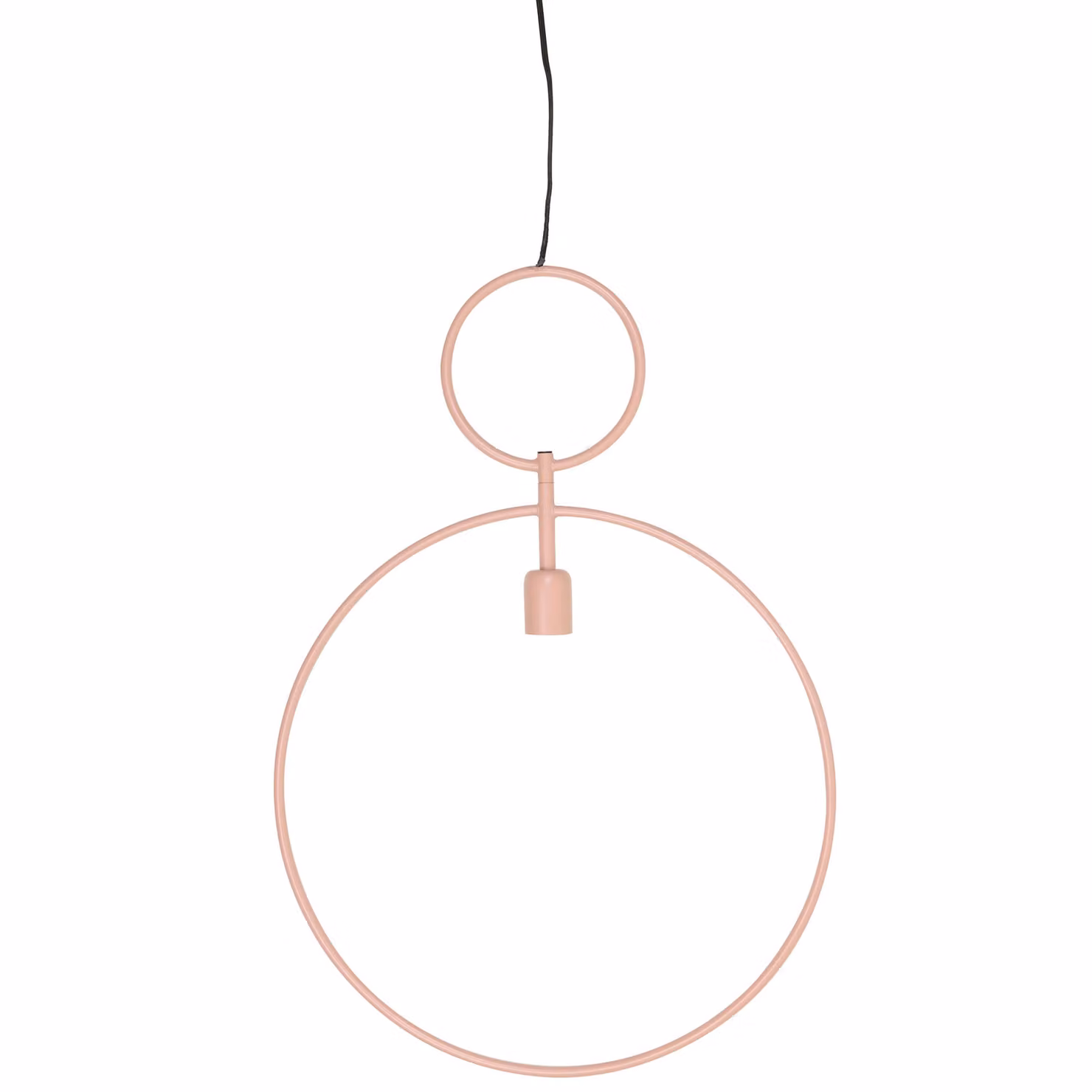 Light En Living Dorina Lampada a Sospensione Rosa Antico 70 Cm