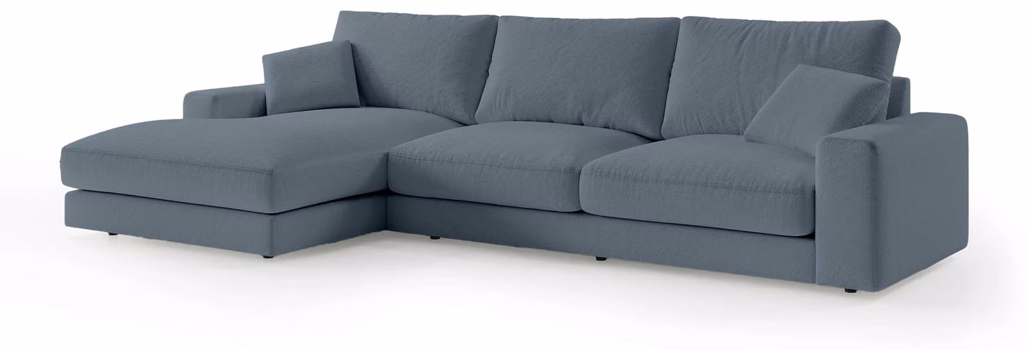 Divano angolare Harvesty, finitura Granitstrom