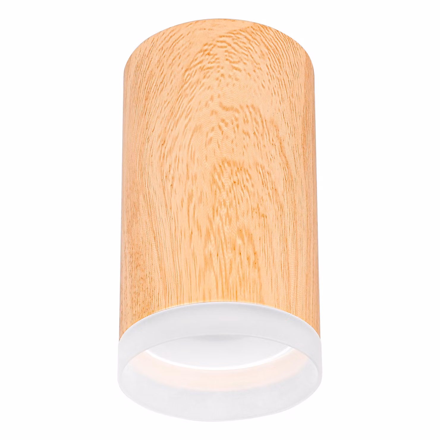 MasterLED Lampada da soffitto Faretto da incasso Effetto legno GU10 Rotondo Orientabile Faretto da soffitto Lampada da soffitto Illuminazione interna