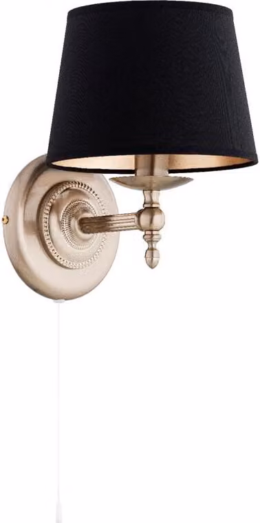 Applique classica decorativa dorata ROKSANA 1xE14 10W ALF91521 Alfa