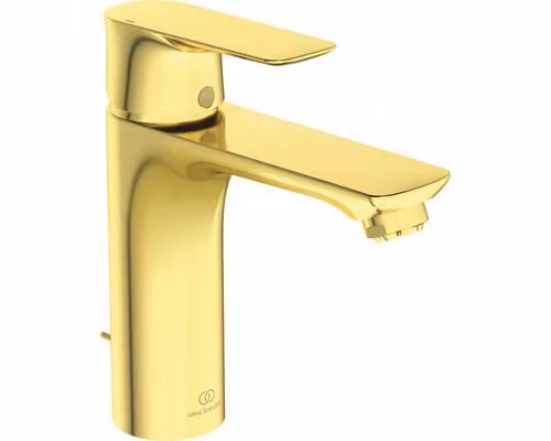 Ideal Standard Miscelatore per lavabo Connect Air a bassa pressione Grande, sporgenza 125 mm A7054A2 Oro spazzolato