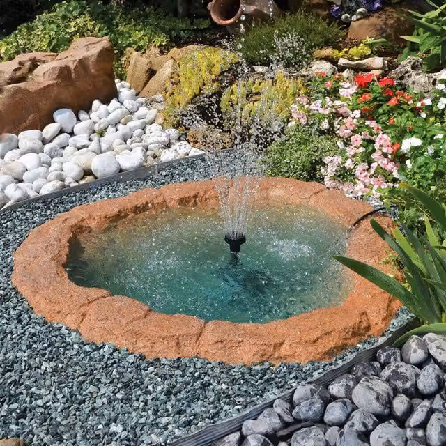 Laghetto Artificiale Roccia a Bordo Largo 110x103x36 cm 190 Litri