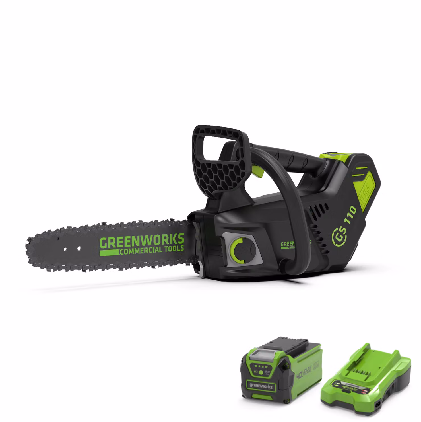 Greenworks 40V Motosega 25cm - Batteria 2Ah