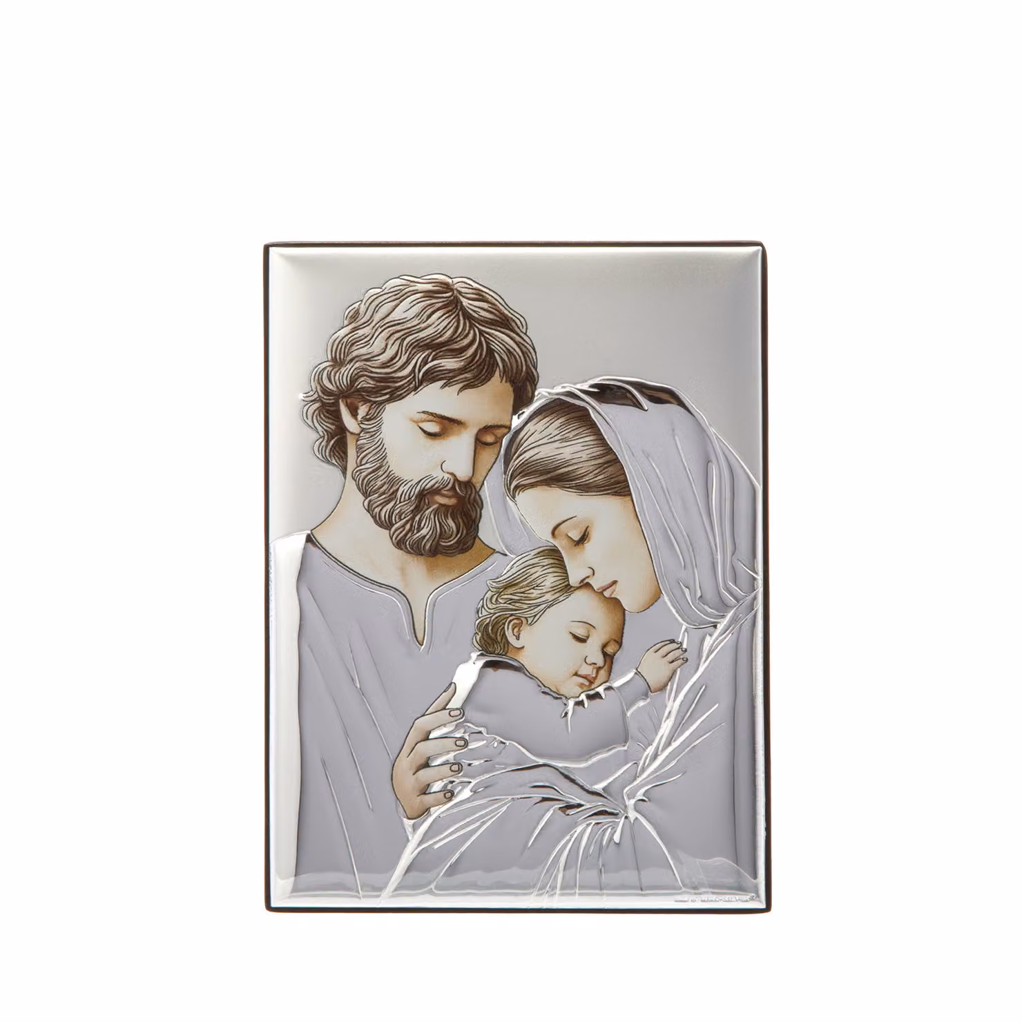 Icona Sacra Famiglia Miro Silver di Beltrami in argento, L 14 cm x H 10 cm – 2