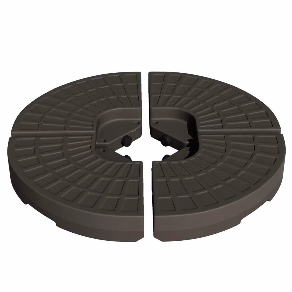 Base per ombrellone Minimal marrone L/P/H: 100 x 100 x 10,5 cm – 2