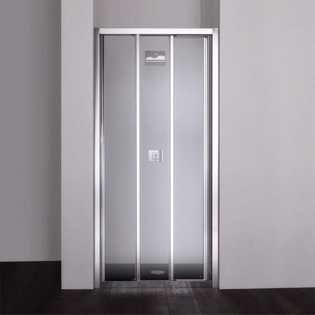 Nicchia per doccia star, porta con 3 ante scorrevoli da 120 cm