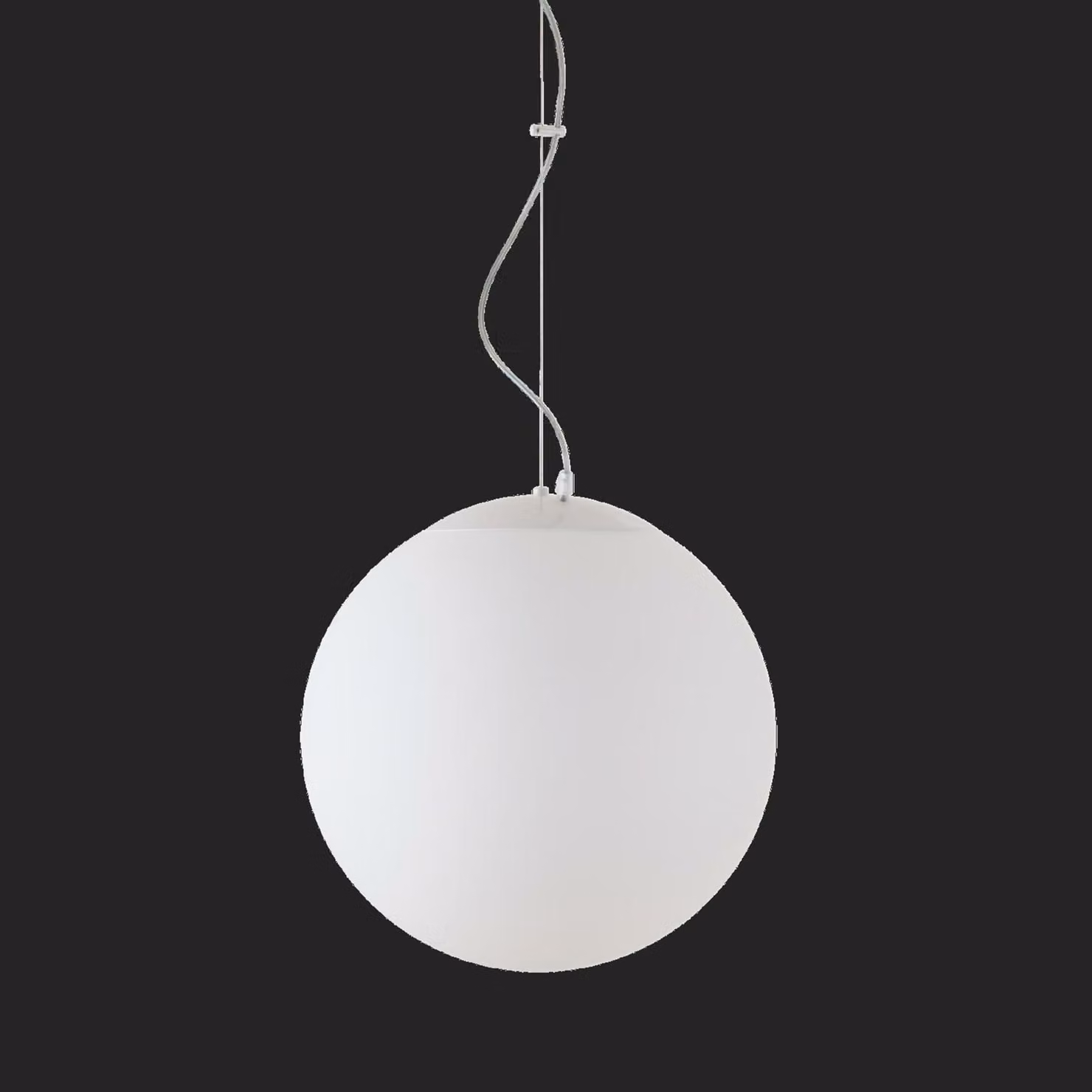 OSMONT ISI72745 ISIS L3 PM-M HP apparecchio a sospensione in plastica bianco IP40 4000 K 52W LED combinazione di emergenza 3 h
