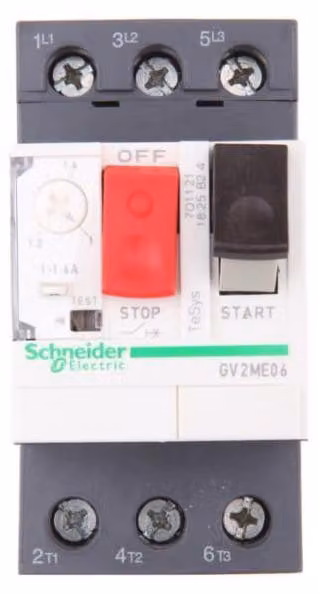 Schneider Electric Interruttore di protezione motore 1,00-1,60A GV2ME06