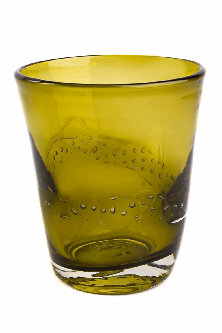 Bicchiere acqua "Samoa" verde oliva 6 pezzi