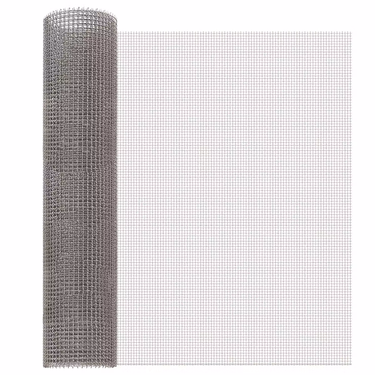 Rete per schermatura vidaXL in acciaio inossidabile Argento L: 60 cm, P: 500 cm
