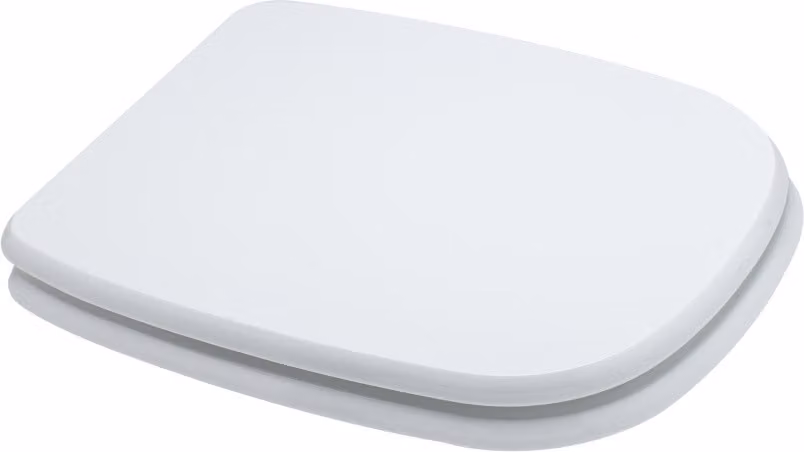Sedile wc con copriwc compatibile modello alfana bianco