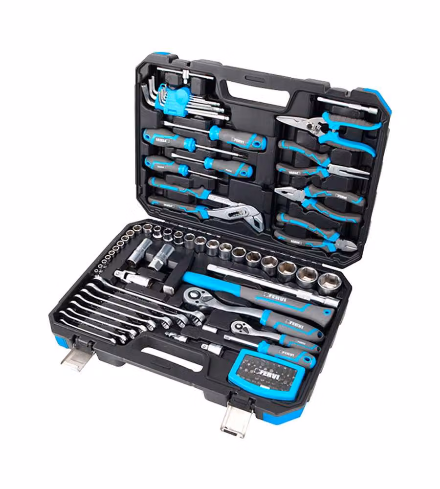 FERVI Valigia con Utensili e Accessori 94 Pezzi Set Completo per Fai da Te